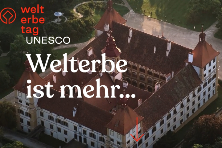 Luftaufnahme eines Schlosses